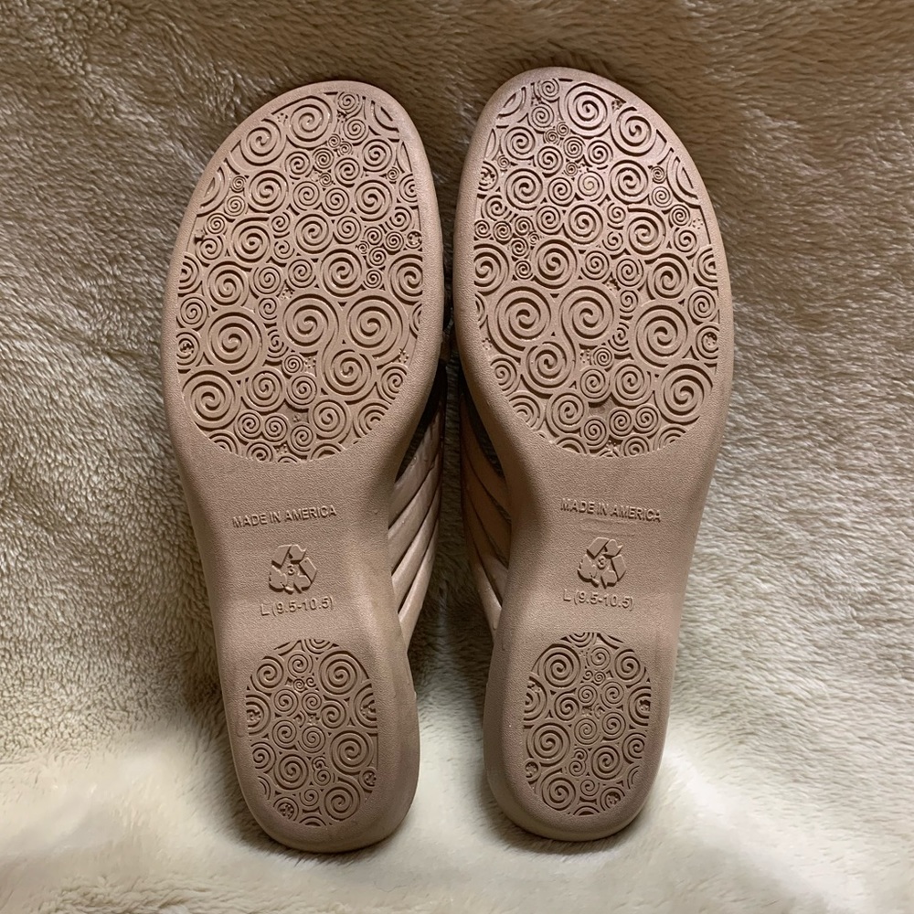 Okabashi orthopedic slipper sandals beige L. - Picture 4 of 6